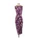 Jason Wu Collection Casual Dress - Midi Crew Neck Sleeveless: Purple Dresses - Women's Size 4