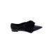 Tory Burch Flats: Black Solid Shoes - Women's Size 6 1/2 - Pointed Toe