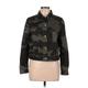 Sanctuary Denim Jacket: Short Green Camo Jackets & Outerwear - Women's Size Medium