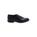 Rockport Flats: Oxfords Chunky Heel Classic Black Solid Shoes - Women's Size 7 1/2 - Round Toe