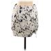 Zara W&B Collection Casual Bodycon Skirt Knee Length: Ivory Bottoms - Women's Size Medium