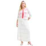Plus Size Women's Lace Bolero Cardigan by Roaman's in White (Size 34/36)