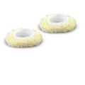 2 Bonnettes pour brosse ronde - Compatible nettoyeurs vapeur EasyFix (sc 1, sc 2, sc 3, sc 3