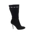 Guess Boots: Black Print Shoes - Women's Size 8 - Round Toe