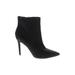 Thalia Sodi Ankle Boots: Black Print Shoes - Women's Size 7 1/2 - Pointed Toe