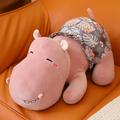 LfrAnk Hippo cartoon plush toy plush super soft animal plush toy boy girl birthday gift 55cm 1