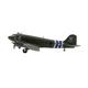 WJXNNON For US C47 DC3 Air Train 1/100 Fighter Model Military Aircraft Replica Aviation Plane Collectible (Color : C47 L4)