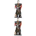 ibasenice 2pcs Household Samurai Doll doll gadgets Japanese Party Decorations Japanese Style Artware party supplies gift baby accessories dining table Home Decoration ornaments