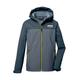 Softshelljacke KILLTEC "KOS 344 BYS SFTSHLL JCKT" Gr. 152, blau (dunkelpetrol) Kinder Jacken Sportjacken