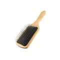 Wooden Massage Hair Brush Metal Bristles With Cushion Best Wooden Detangler that Can be used with Blow Drying and Straightening (#5)