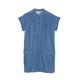 Sweatkleid MARC O'POLO "in softer, leicher Denim-Qualität" Gr. 176, Normalgrößen, blau Mädchen Kleider Sweatkleider