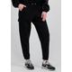 Jogginghose ALPHA INDUSTRIES "ALPHA Women - Jogger EMB Wmn" Gr. XS, Normalgrößen, schwarz (black) Herren Hosen Freizeithosen