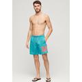 Badehose SUPERDRY "SD-SPORTSWEAR LOGO 17" SWIMSHORT" Gr. L, N-Gr, blau (beach blue) Herren Badehosen Herrenbademode