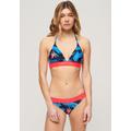 Triangel-Bikini-Top SUPERDRY "LOGO TRIANGLE BIKINI TOP" Gr. XL, N-Gr, blau (navy paradise) Damen Bikini-Oberteile Ocean Blue