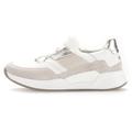 Slip-On Sneaker GABOR ROLLINGSOFT Gr. 39, beige (weiß, hellbeige) Damen Schuhe Sneaker