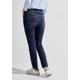 Gerade Jeans CECIL Gr. 29, Länge 28, blau (mid blue used wash) Damen Jeans Gerade 5-Pocket-Style