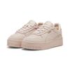 Sneaker PUMA "CARINA STREET SD", Gr. 42,5, rosa (rose quartz, rose quartz, puma gold), Leder, sportlich, Schuhe