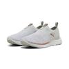 Slip-On Sneaker PUMA "SOFTRIDE REMI SLIP-ON KNIT WN'S", Gr. 42,5, rosa (ash gray, puma weiß, rose gold), Textil, sportlich, Schuhe