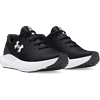Laufschuh UNDER ARMOUR "UA Charged Surge 4", Gr. 43, schwarz-weiß (schwarz, weiß), Textil, Synthetik, sportlich, Schuhe