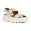 Sandale GEOX "D SPHERICA EC4.1 S B" Gr. 37, beige (sandfarben) Damen Schuhe Plateau Sandaletten