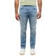 Straight-Jeans MUSTANG "Washington Straight" Gr. 34, Länge 34, blau (medium washed 313) Herren Jeans Straight Fit