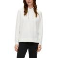 Sweatshirt S.OLIVER Gr. 46, weiß (off white) Damen Sweatshirts