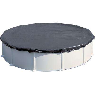 Pool-Abdeckplane GRE "Winterabdeckplane", grau, B:380cm L:380cm, Polyvinylchlorid (PVC), Planen, für Stahlwandpools Image