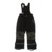 Kuling Snow Pants With Bib - Adjustable: Black Sporting & Activewear - Kids Girl's Size 120