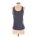 Balance Collection Active Tank Top: Gray Print Activewear - Women's Size Small