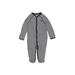 Ralph Lauren Long Sleeve Onesie: Gray Bottoms - Size 6 Month