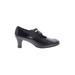 BeautiFeel Heels: Pumps Chunky Heel Classic Black Solid Shoes - Women's Size 42 - Round Toe