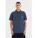 Langarm-Poloshirt SOS "Monviso" Gr. S, blau (himmelblau) Herren Shirts Poloshirts