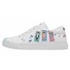 Sneaker DOGO "Ace Sneakers Cats On The Beach Damen Sneaker / Female", Damen, Gr. 39, Normalschaft, weiß, Lederimitat, casual, Schuhe, Vegan