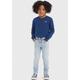 Skinny-fit-Jeans LEVI'S KIDS "LVB-510 SKINNY FIT JEANS" Gr. 12 (152), N-Gr, blau (becoolwithou) Jungen Jeans Bekleidung for BOYS