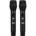 Pyle Pro UHF 2-Channel Wireless Handheld Microphone System with Bluetooth (510 to 59 PDWM813BK