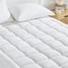 SONIVE Quilted Mattress Pad Soft and fluffy with Down Alternative Fill