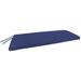 Sunbrella 48" x 18" Outdoor Bench Cushion with Ties - 18'' L x 48'' W x 3.5'' H