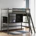 Twin Size High Loft Bed with Built-in Desk, Storage Shelves and Ladder