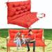 Outdoor Porch Swing Cushion Waterproof Bench Cushions with Backrest - 150x100cm/59x40in