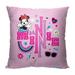 Disney Mickey And Friends The Name's Minnie Printed Throw Pillow