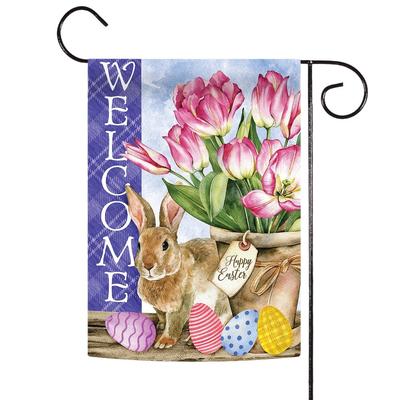 Easter Tulips Double Sided Flag