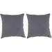 Sunbrella 18" x 18" Outdoor Throw Pillow (Set of 2) - 18'' L x 18'' W x 4'' H