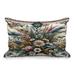 Ambesonne Floral Eucalyptus Quilted Pillowcase Western Bloom, Dark Tan Multicolor Polyester in Blue/Orange/White | 20 H x 30 W x 1 D in | Wayfair