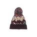 Zara Beanie Hat: Burgundy Color Block Accessories