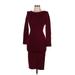 Lulus Cocktail Dress - Bodycon: Burgundy Dresses - Women's Size Medium