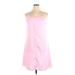Casual Dress - Slip dress: Pink Dresses - Women's Size X-Large