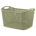 Whitmor Plastic Storage Bin Plastic in Green | 10 H x 13 W x 15 D in | Wayfair 6707-105-SAGE