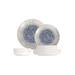 Porland Iris Blue 12 Piece Dinnerware Set - Service for 4 Porcelain/Ceramic in Blue/Gray | Wayfair 04USA000429