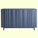 Latitude Run® Lilian 47.2" Wide Server Wood in Blue | 29.5 H x 47.2 W x 15.7 D in | Wayfair 039F1BED892847C5B5C261D73E0F6760