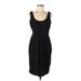 Calvin Klein Casual Dress Scoop Neck Sleeveless: Black Print Dresses - Women's Size 4